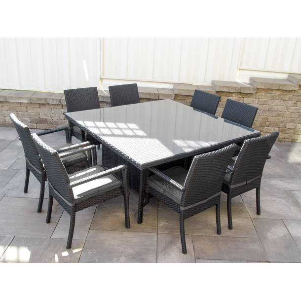 Bayou Breeze 8 - Person Square Outdoor Dining Set & Reviews - Wayfair ...